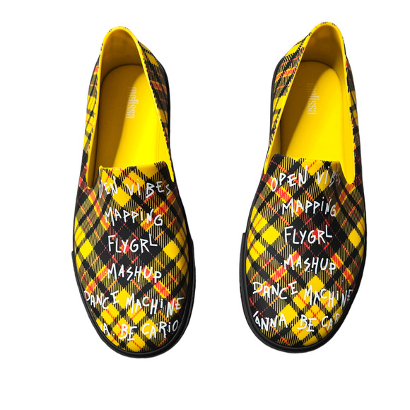 Melissa Women's Ground Yellow Sneakers Size: 8 - Picture 1 of 4